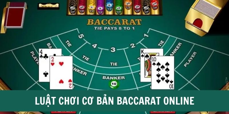 Luật chơi cần nắm game Baccarat trực tuyến